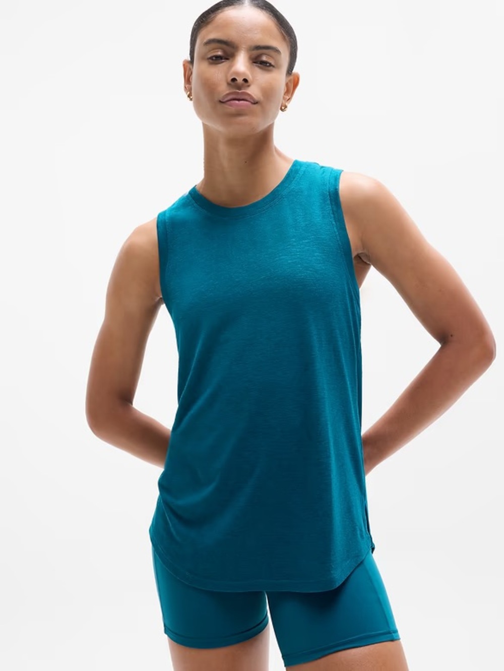 Athleta Breezy Tank - Women - Coastal Teal